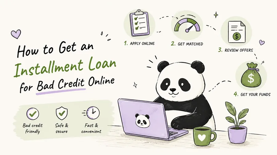 Guide to getting an installment loan for bad credit online